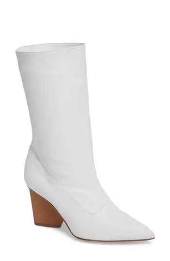 Women's Paul Andrew Judd Pointy Toe Boot, Size 8.5US / 38.5EU - White | Nordstrom