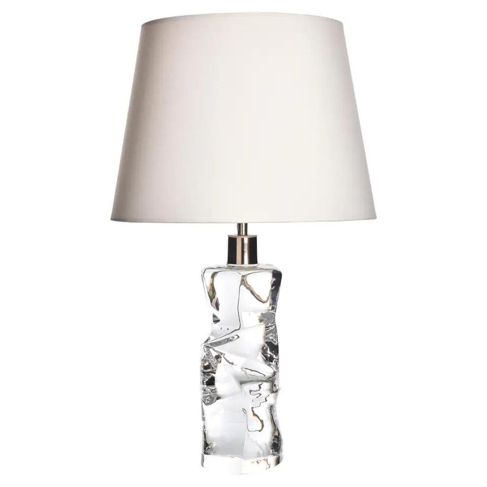 Crystal Glass Table Lamp by Olle Alberius for Orrefors, 1970 | 1stDibs