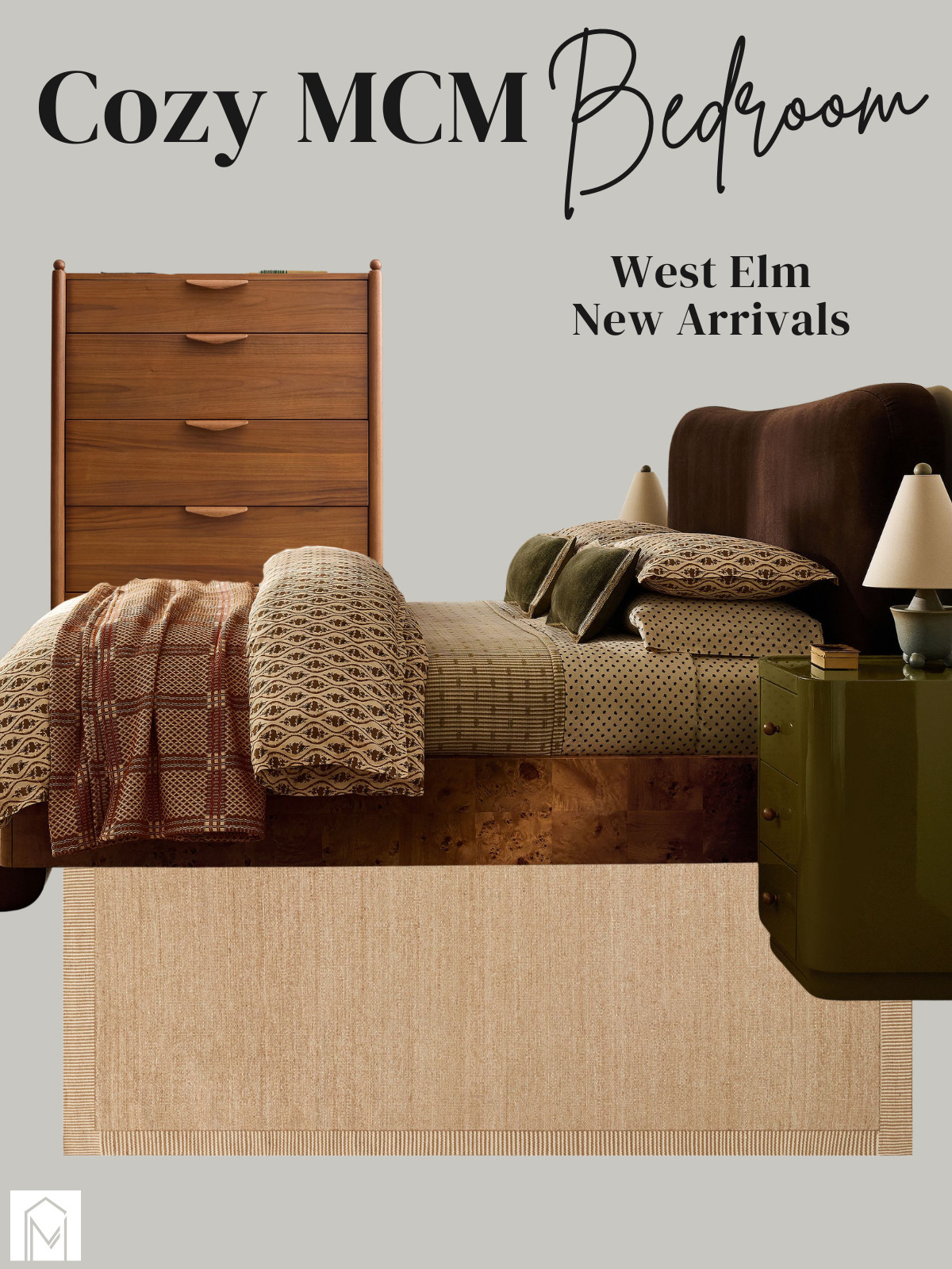 This burl bedroom collection is giving vintage soul with modern polish, and I am obsessed. The wood grain alone makes it feel like a piece you would find after years of searching, not something you can just order online. Perfect for anyone building out a primary bedroom with a little more character and warmth this year. #westelm #bedroom 

 #LTKHome