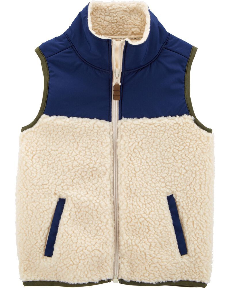 Zip-Up Sherpa Vest | Carter's