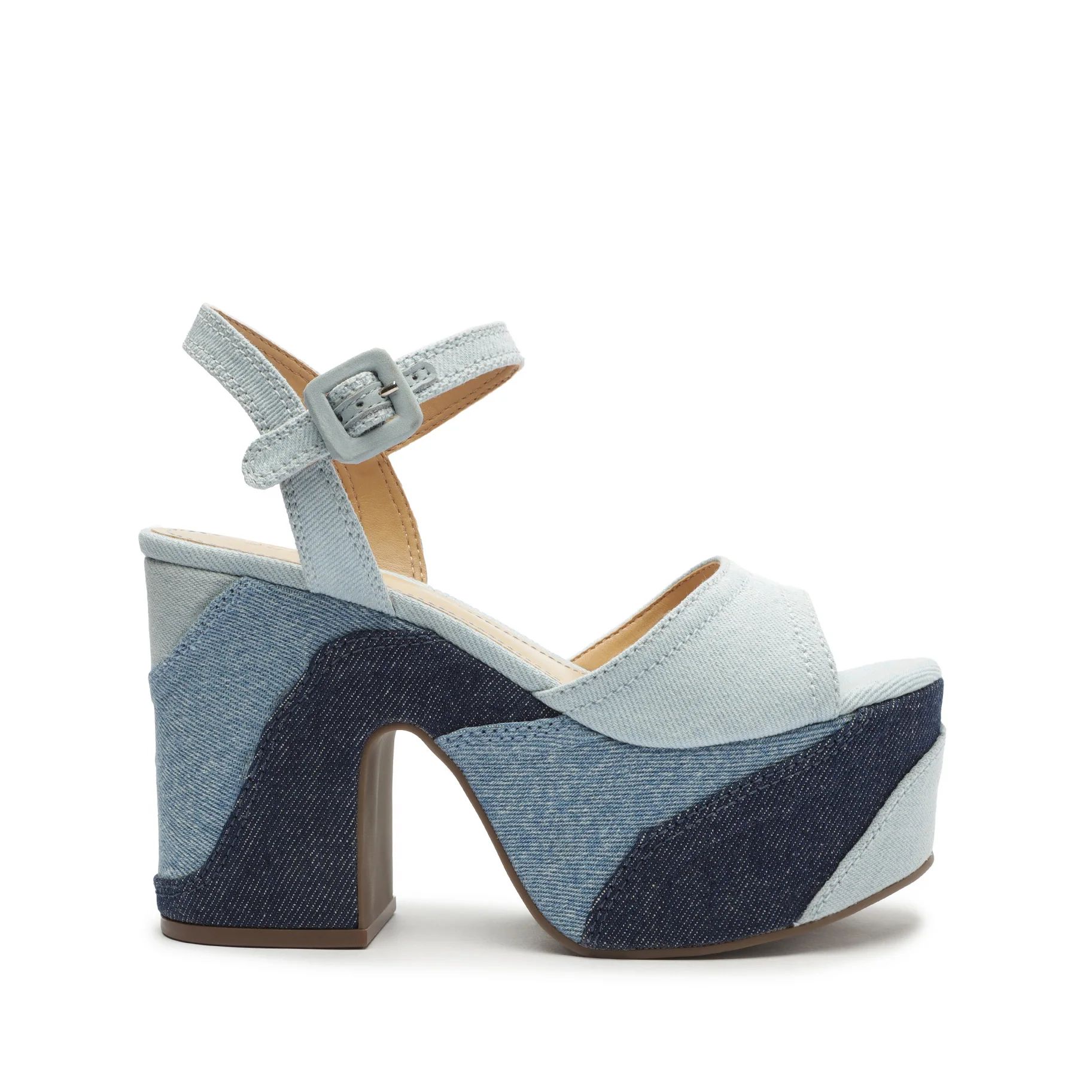 Isabelle Platform Denim Sandal | Schutz Shoes (US)