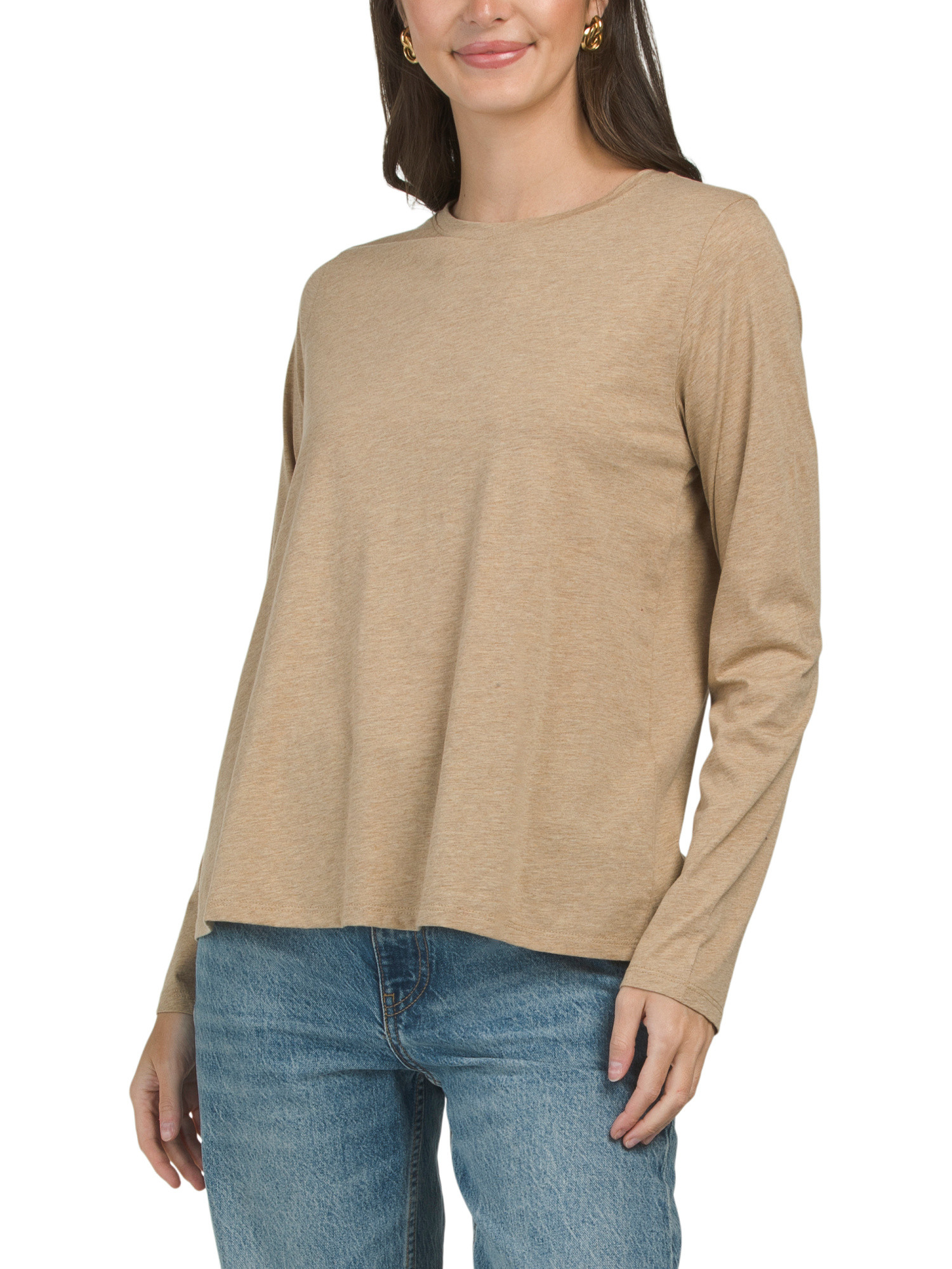 Round Neck Long Sleeve Tee | TJ Maxx