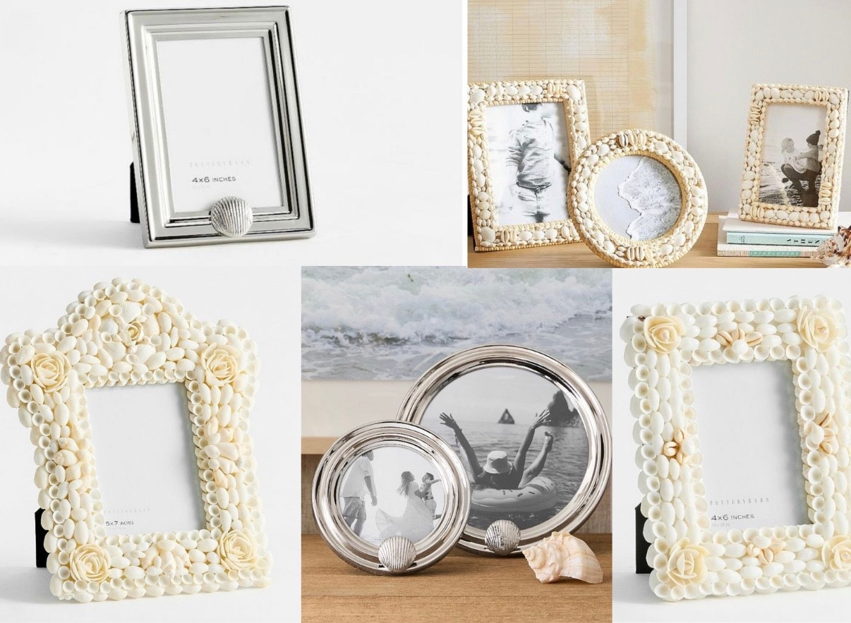 Seashell photo frames. Coastal. On sale. 
Pottery Barn

#LTKSaleAlert #LTKHome #LTKTravel