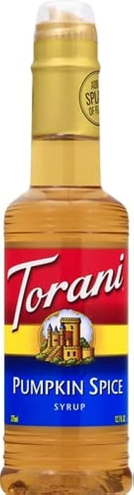 Torani Pumpkin Pie Syrup, 12 fl oz | Amazon (US)