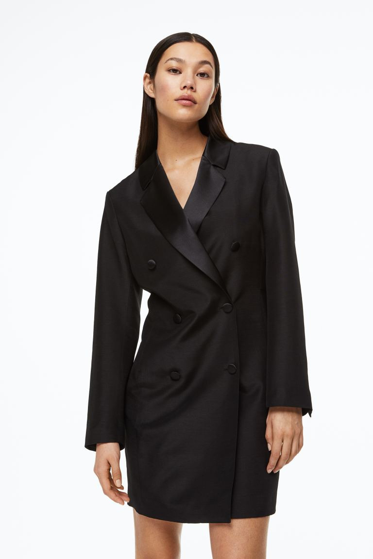 Silk-blend Jacket Dress | H&M (US + CA)