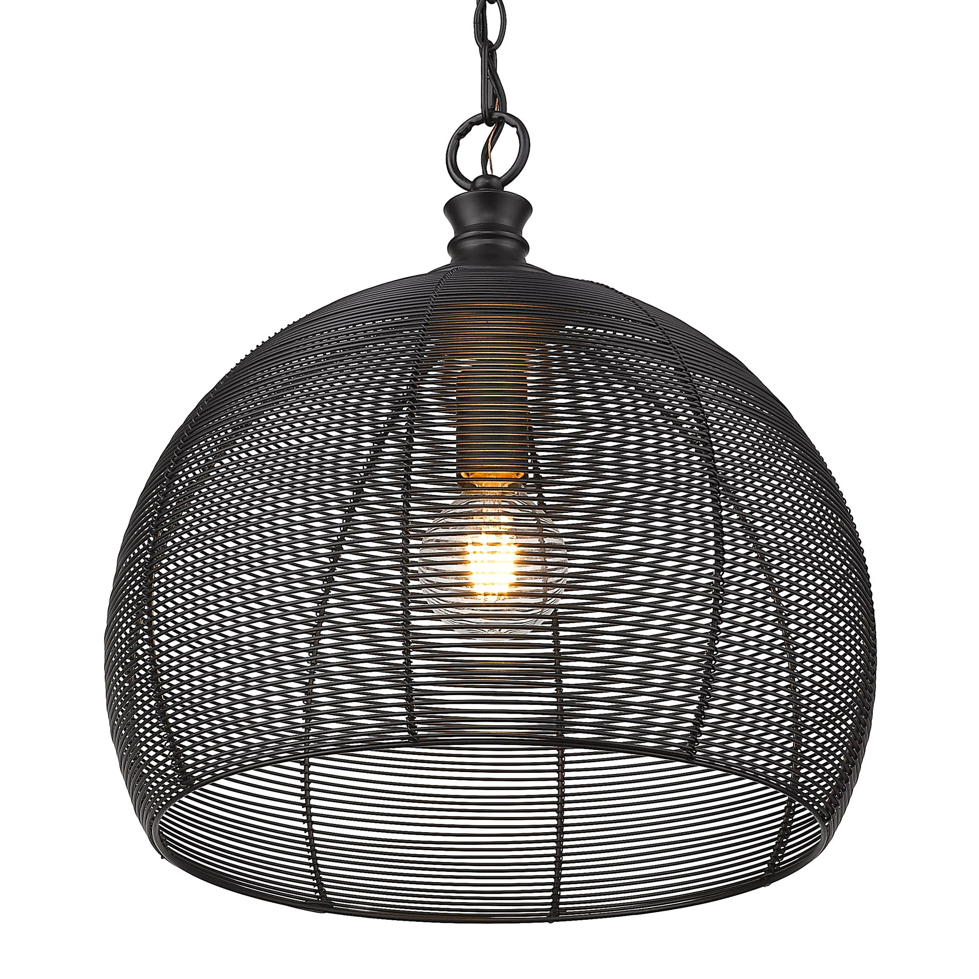 Steelside™ Callan 1 - Light Lantern Dome Pendant & Reviews | Wayfair | Wayfair North America