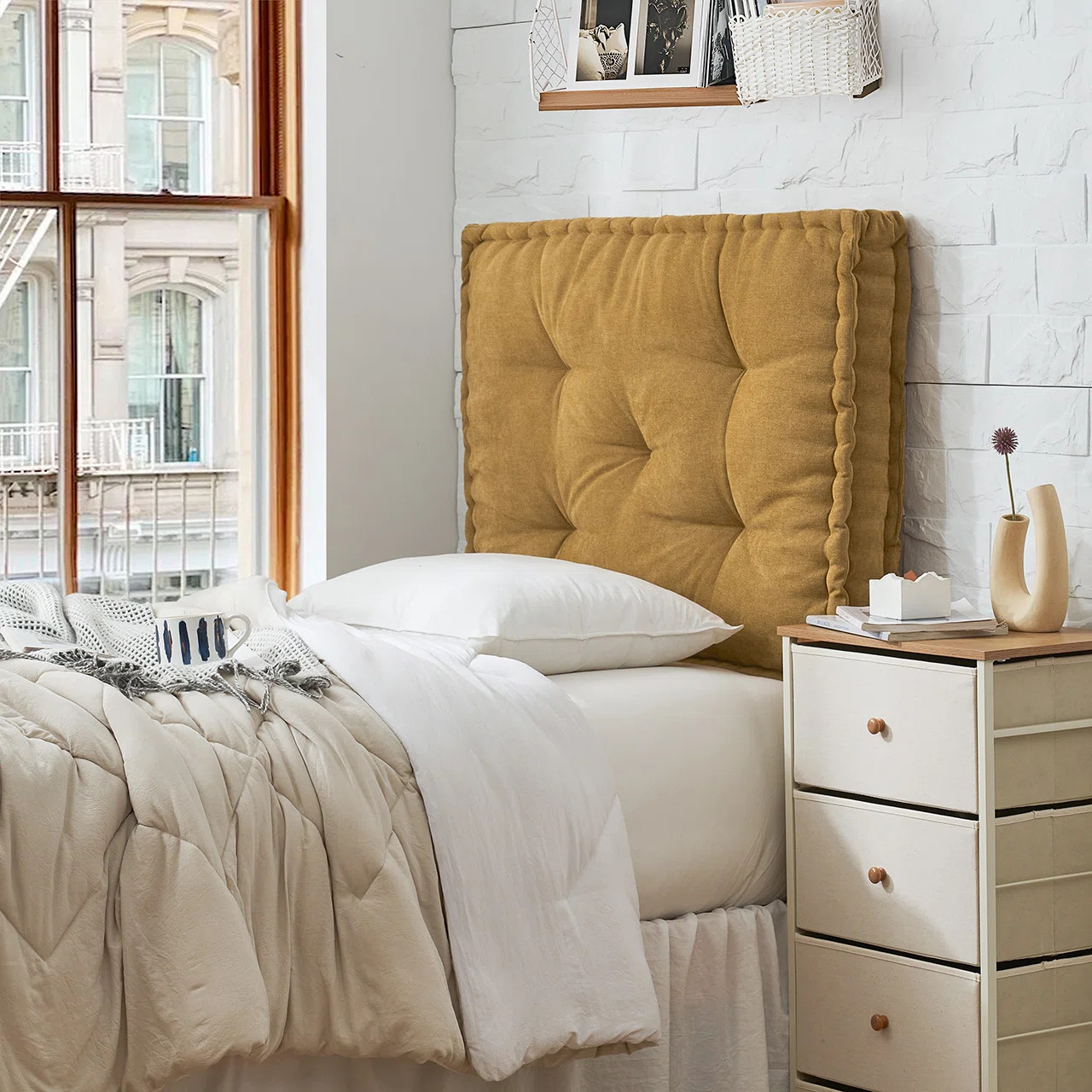 Rainha® - Classic Tufted College Headboard | Wayfair North America