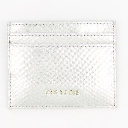Silver Reptile Effect Card Holder | TK Maxx