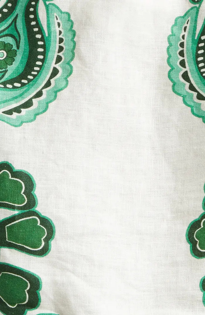 Festival Floral Linen Crop Top | Nordstrom