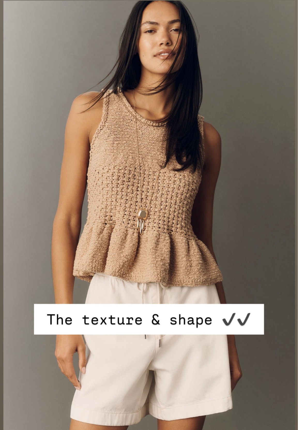 The texture and shape of this peplum tank, so good! Definitely have my eye on this one. Use code LOVERLY20 at checkout for 20% off $100+!

#LTKSeasonal #LTKU #LTKSaleAlert