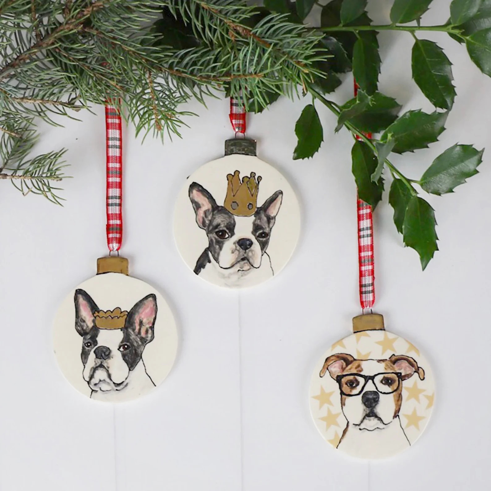 Custom Pet Ornament Hand Painted Pet Memorial Ornament Dog - Etsy | Etsy (US)