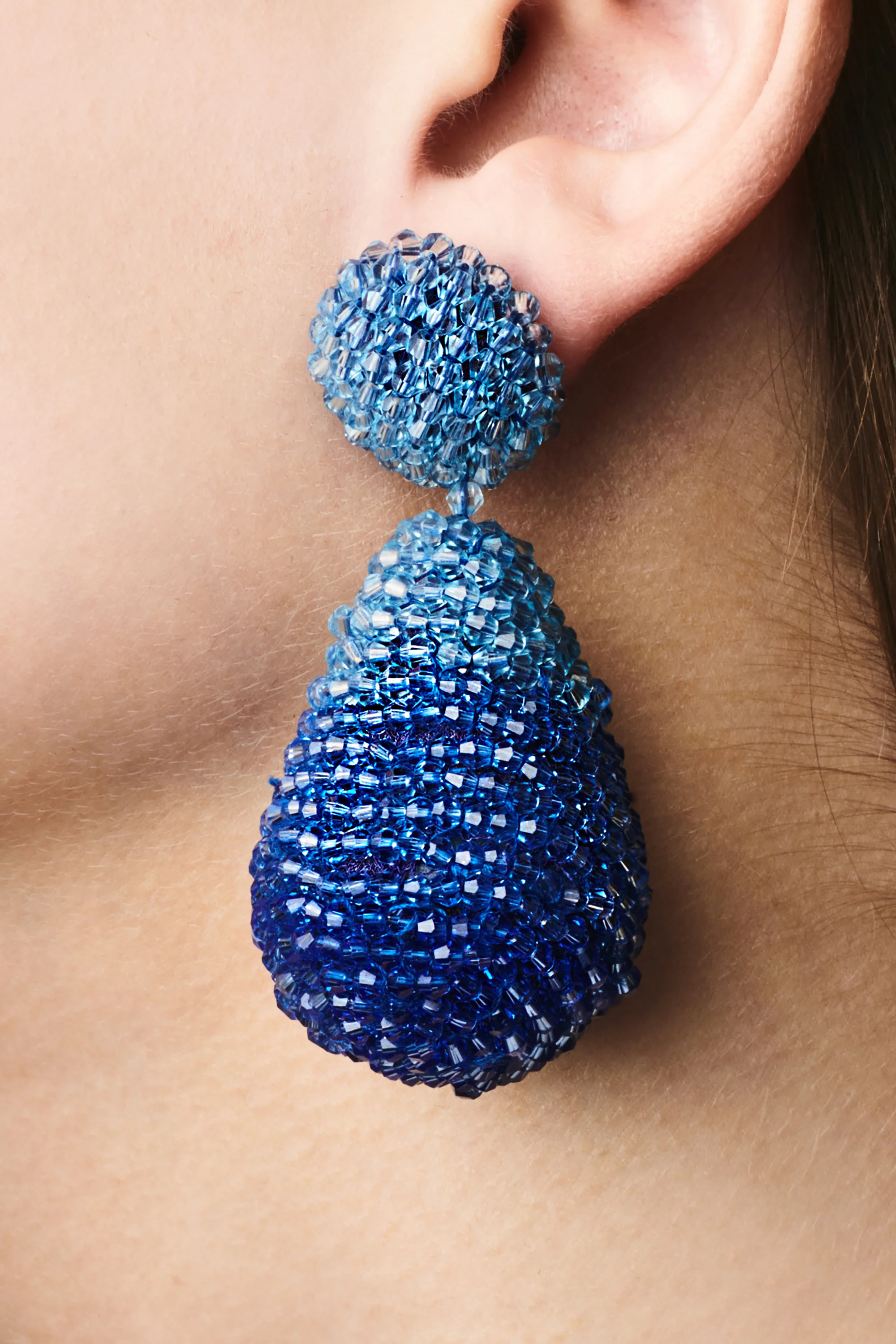 Ombre Elise Earrings - Faceted Beads | Sachin and Babi