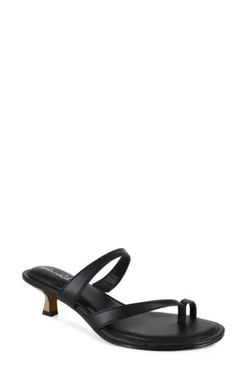 Splendid Hayes Kitten Heel Sandal in Black at Nordstrom Rack, Size 7 | Nordstrom Rack
