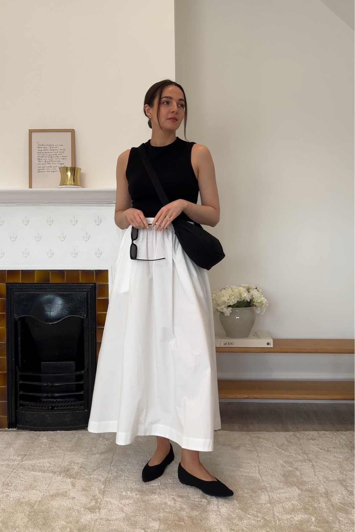 Spring summer outfit, white maxi skirt, Aligne, simple style, classic style, chic style, chic outfits 

#LTKspring #LTKeurope #LTKstyletip