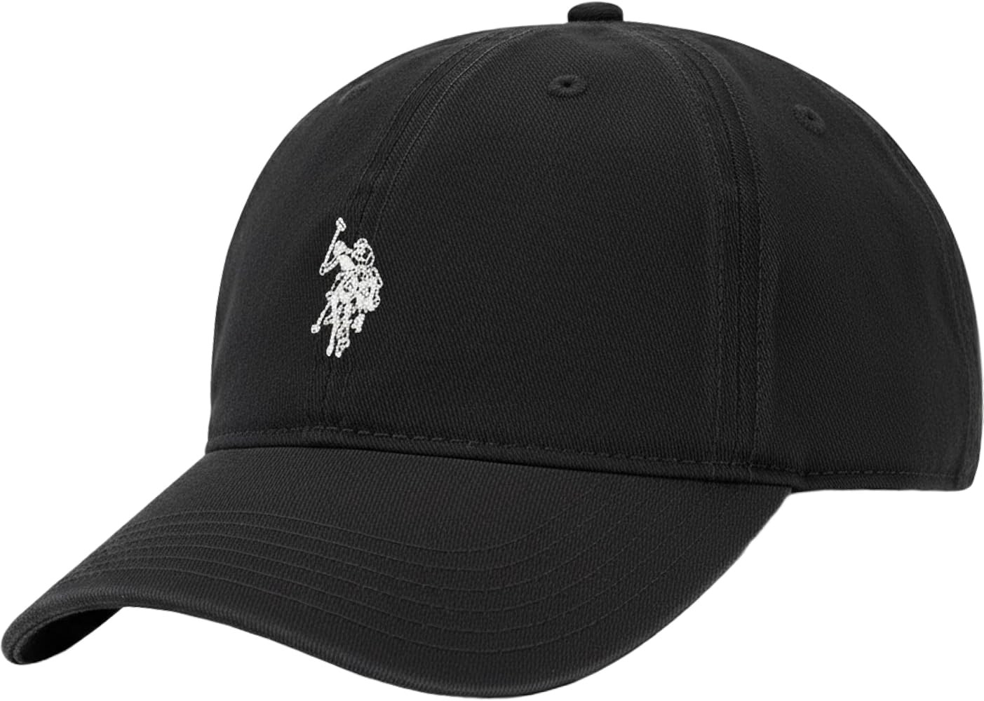U.S. Polo Assn. Baseball Cap, 100% Cotton Adjustable Dad Hat with Small Pony Logo | Amazon (US)