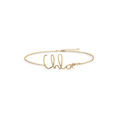 Script Chloé C Chain Belt in Vintage Gold at Nordstrom | Nordstrom