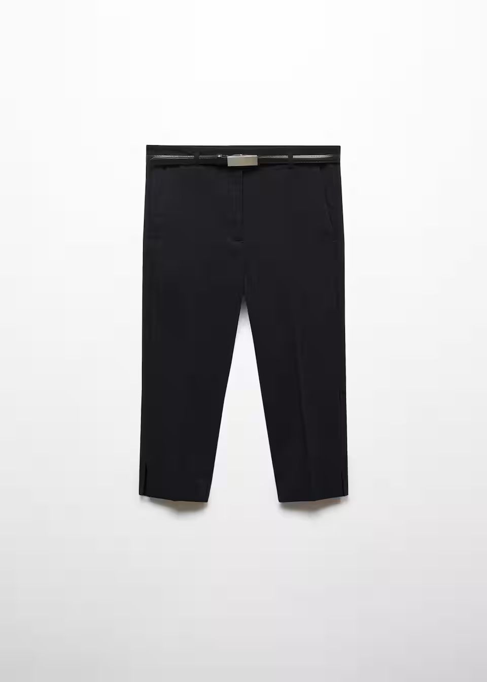 Belted capri trousers -  Women | Mango United Kingdom | MANGO (UK)