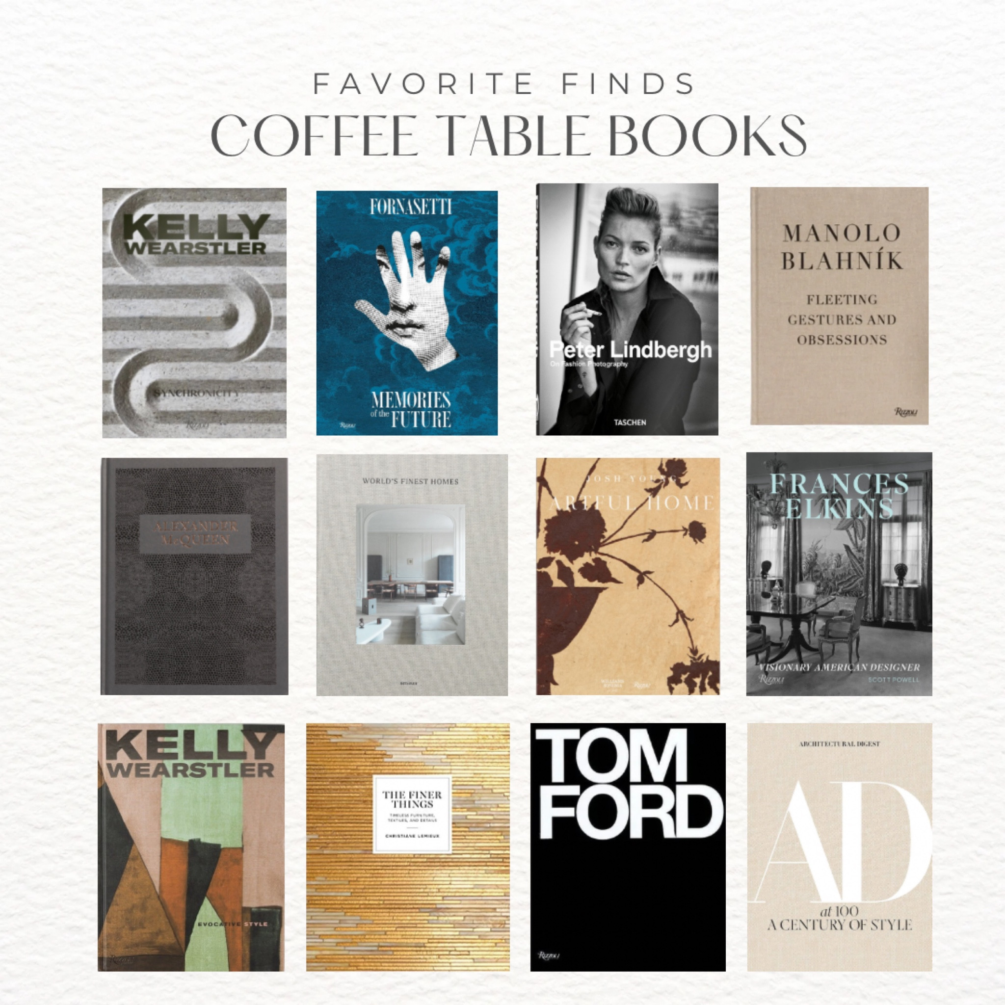 And so many more favorites! 

Coffee table books
Interior design
Interior styling 
Home styling 
Home decor 

#LTKFindsUnder100 #LTKHome