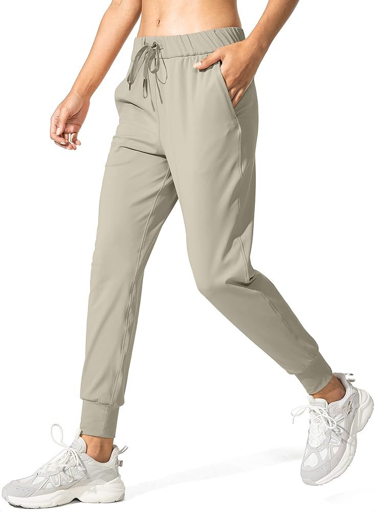 SANTINY Women's Joggers Pants Pockets Drawstring Running Sweatpants for Women Lounge Workout Jogg... | Amazon (US)