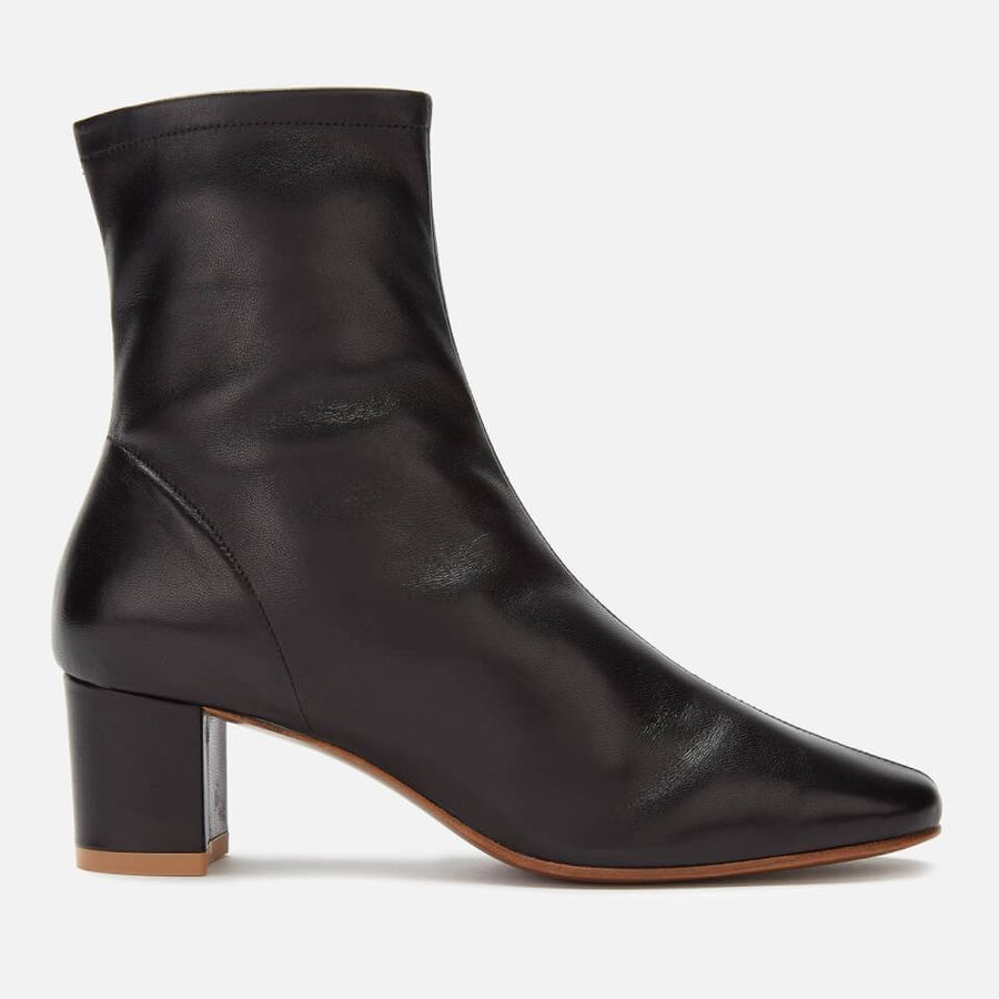 BY FAR Women's Sofia Leather Heeled Boots - Black | Coggles (Global)