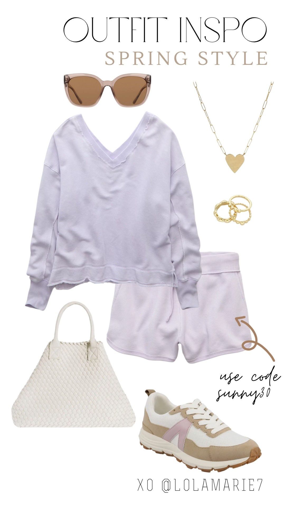 Spring Style 💜

#lavender #matchingset #springstyle

#LTKFindsUnder100 #LTKShoeCrush #LTKStyleTip