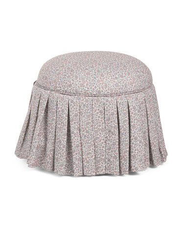20x18 Emily Round Storage Ottoman | TJ Maxx