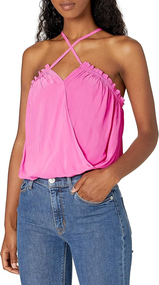 Ramy Brook Women's Mikayla Cross Neck Sleeveless Top | Amazon (US)