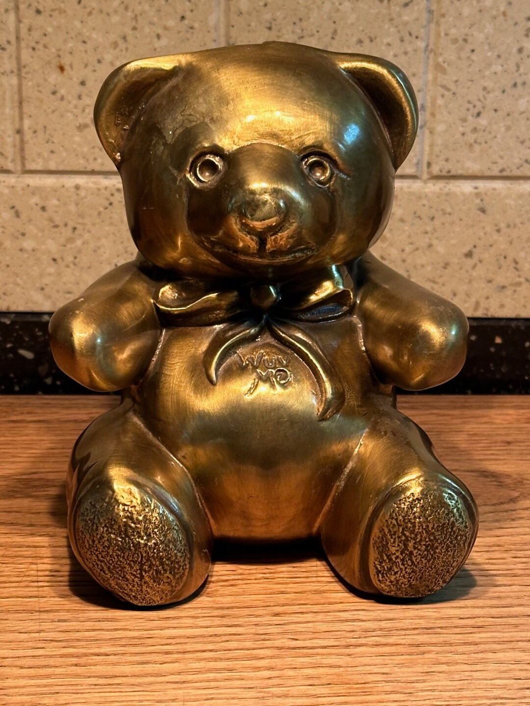 Vintage 1960s, Wuv Me, Brass Teddy Bear, Heavy, Bookend, Door Stop, Child Room, Vintage MCM Decor... | Etsy (US)