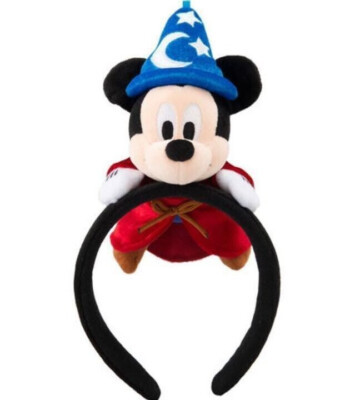 Disney Resort Ears HeadBand FANTASIA Mickey Mouse Plush Doll wizard New | eBay US