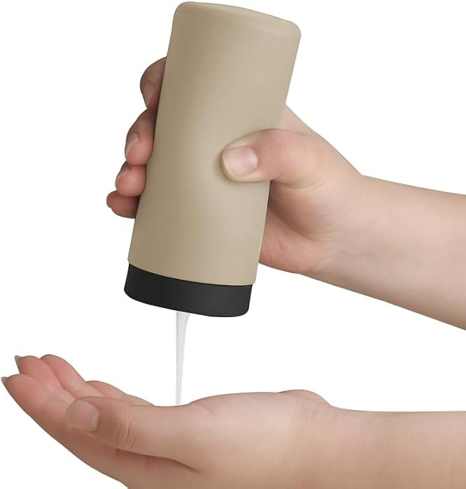 ElmRidge Dish Soap Silicone Dispenser for Kitchen Sink,Squeeze Washing Up Liquid and Hand Soap,Ro... | Amazon (US)