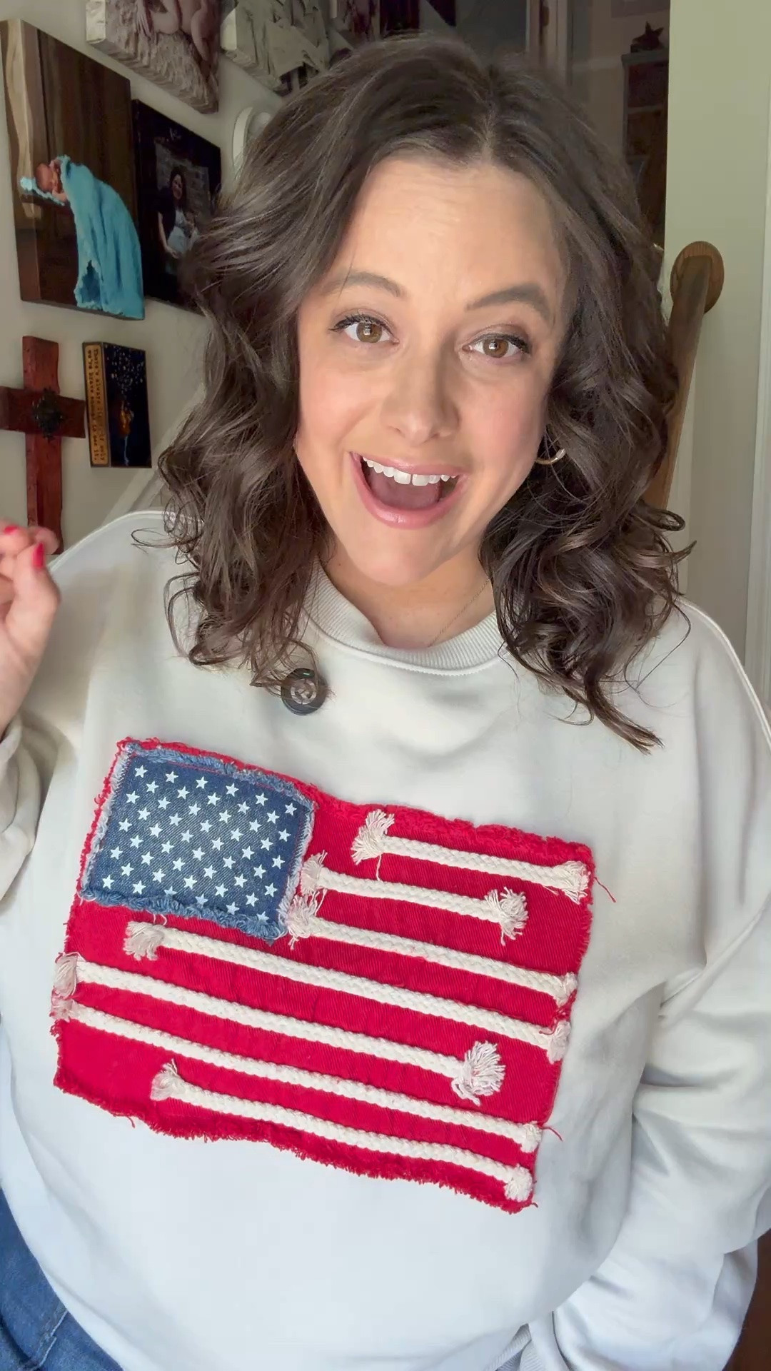 I’ve talked about this Target sweatshirt a few times. It looks very boutiquey with the rope and frayed detail. It runs slightly oversized and is so cute. These Maurices’ shorts are forgiving and comfortable. 

#summeroutfit #memorialday #4thofjuly #festive

#LTKootd #LTKmomlife #LTKMidsize