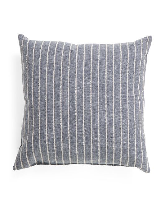 Made In Usa 22x22 Striped Pillow | TJ Maxx