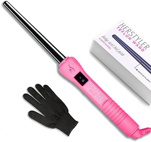Herstyler Baby Curls Mini Curling Iron | Tapered 1/2 to 3/4 Curling Iron | Skinny Curling Wand for Q | Amazon (US)