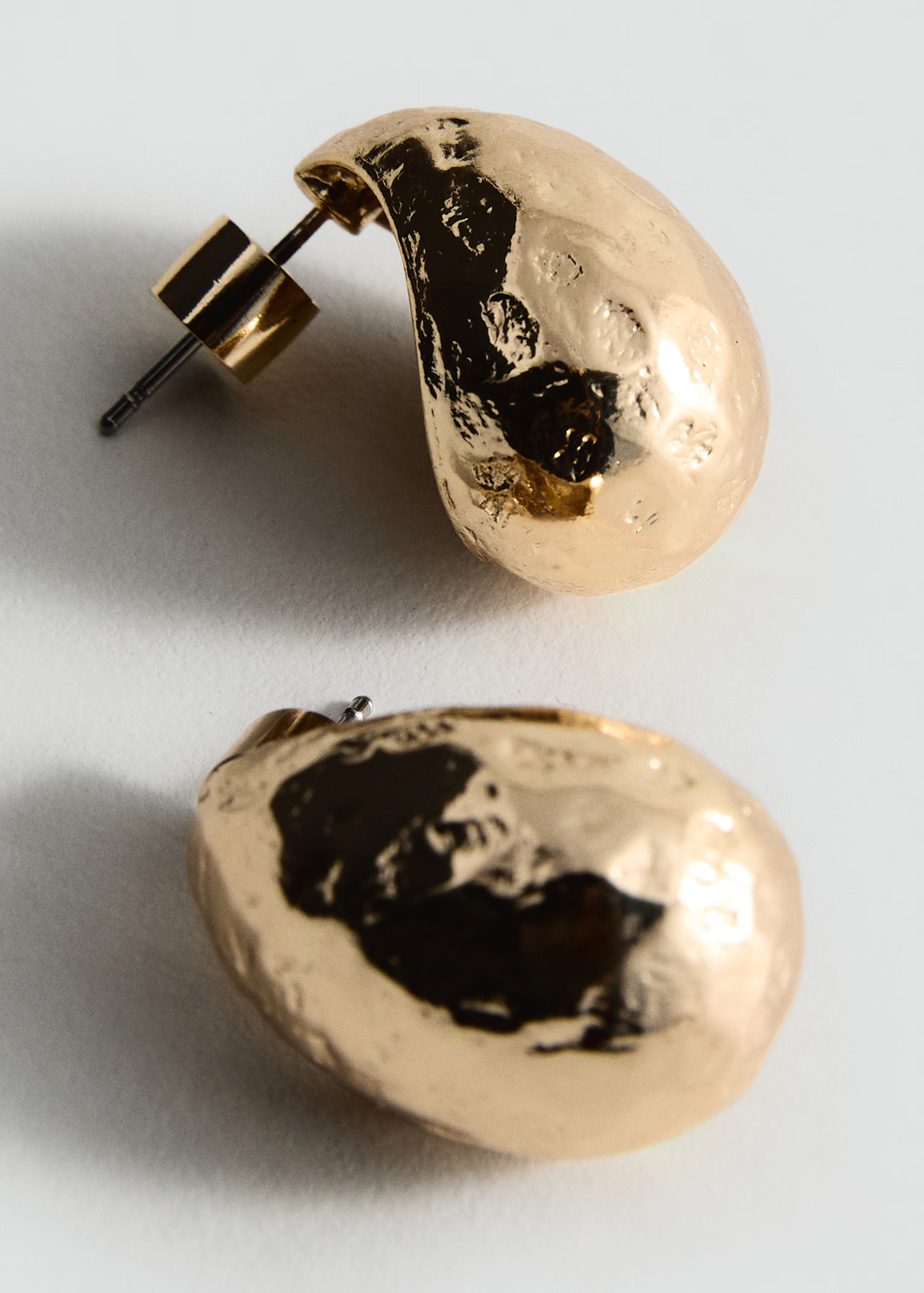 Textured drop earrings - Women | MANGO USA | Mango (US/MX/AU)