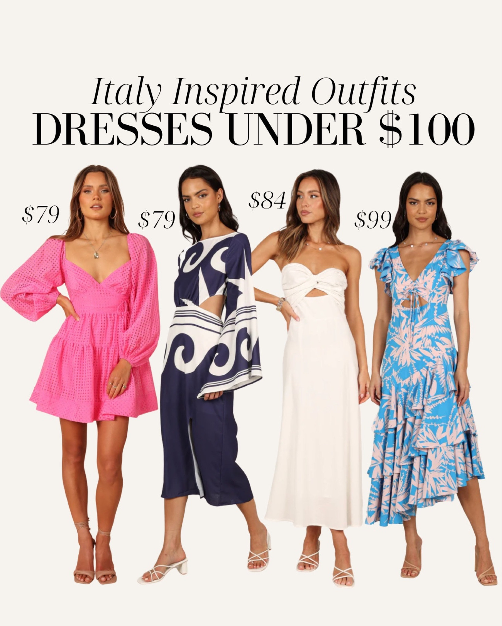 Italy inspired outfits, dresses under $100, summer dress, vacation dress, Europe outfit 

#LTKstyletip #LTKtravel #LTKunder100