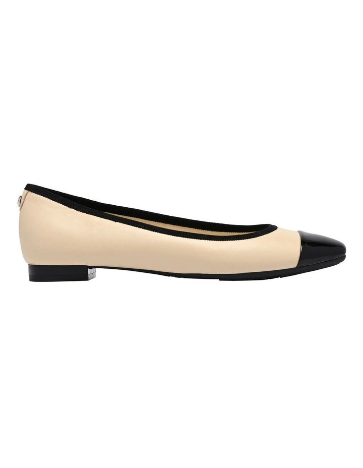 Ollin Ballet Flat in Black Natural | Myer
