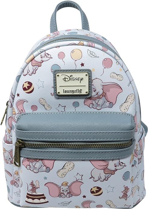 Loungefly Disney Dumbo Allover Print Womens Double Strap Shoulder Bag Purse | Amazon (US)