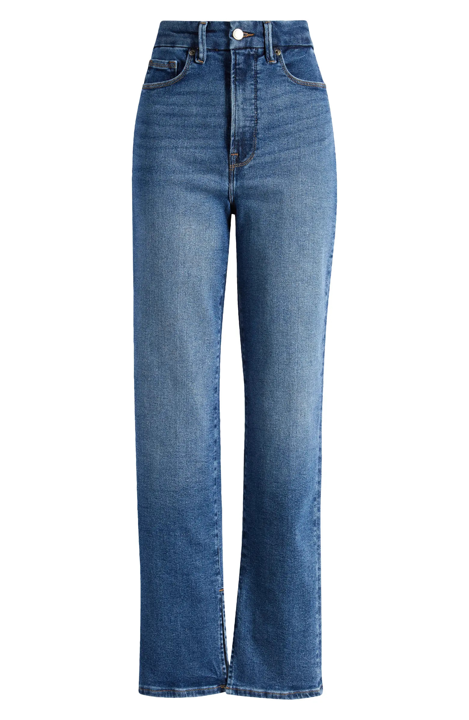 Good American Good Boy High Waist Boyfriend Jeans | Nordstrom | Nordstrom