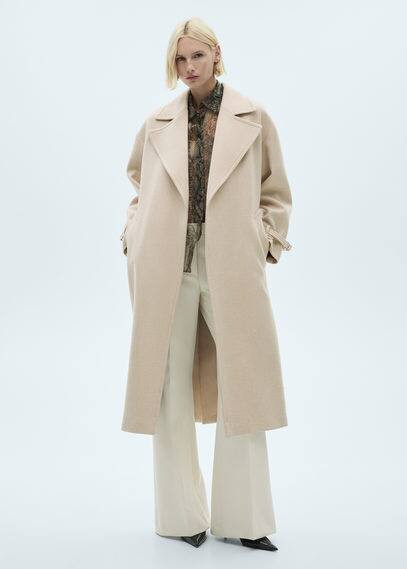 Maxi lapel Manteco wool coat light/pastel grey - Woman - XXS - MANGO | MANGO (UK)
