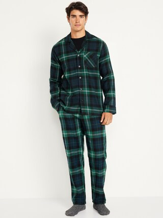 Flannel Pajama Set for Men | Old Navy (CA)