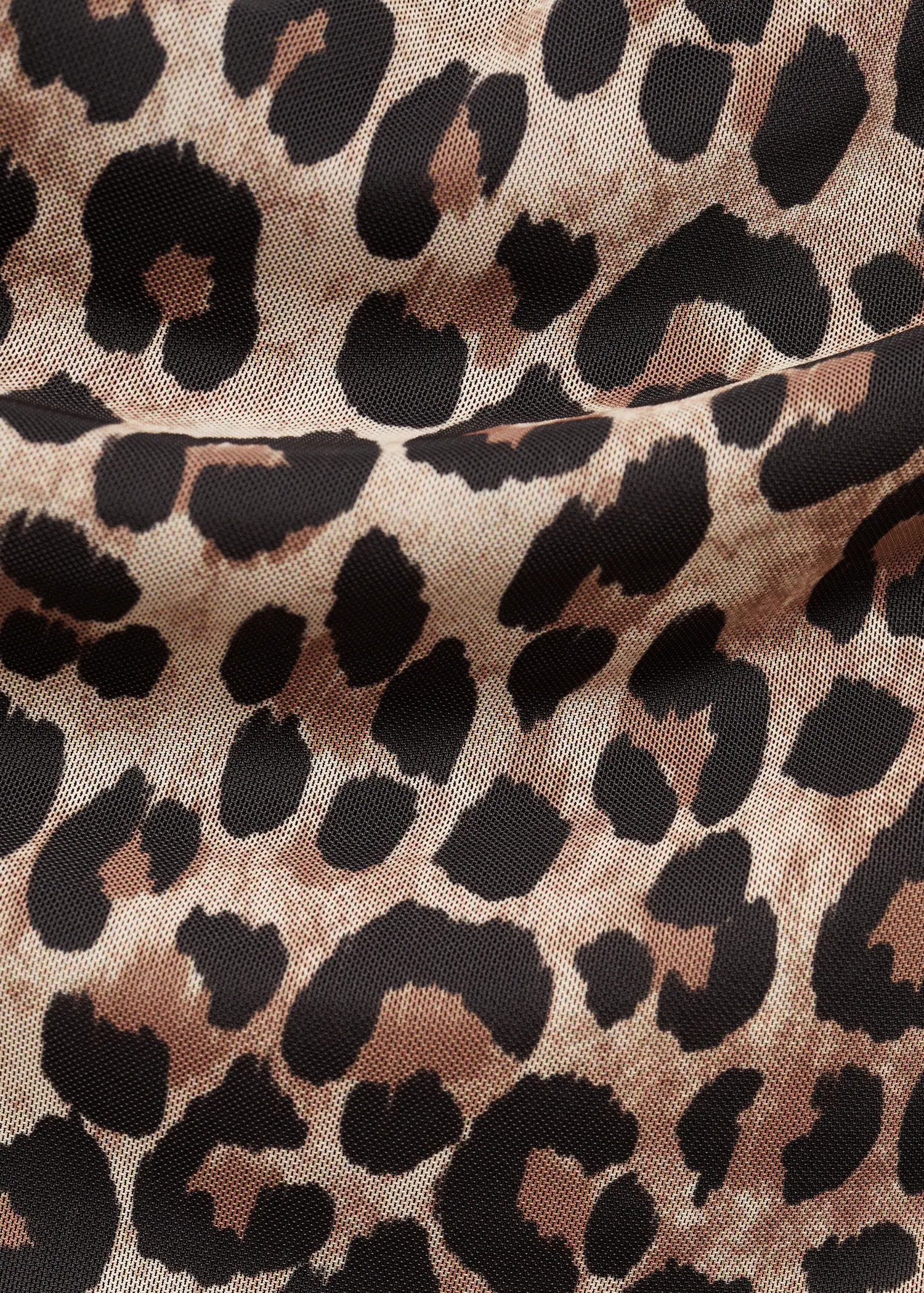 Asymmetric leopard print top | MANGO (US)