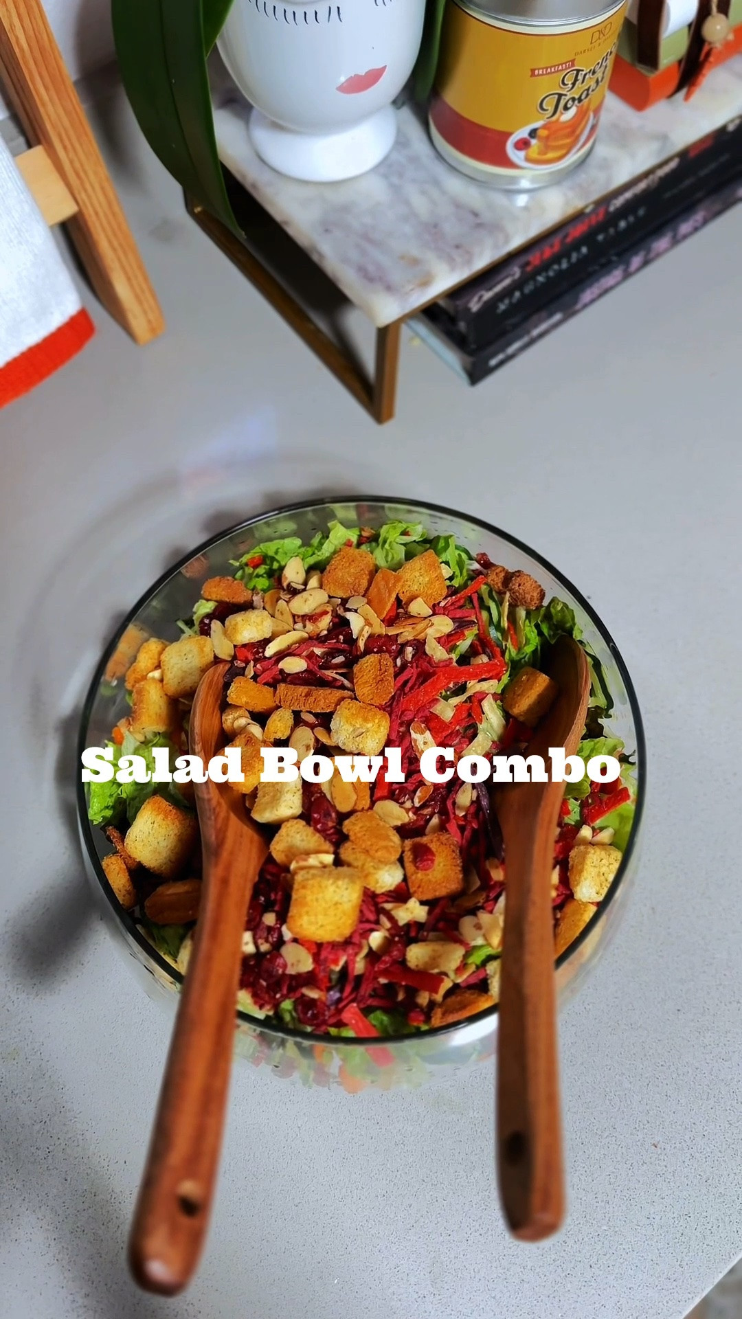 Fall salad, but make it cozy 🍂🥗

Unboxing and s#wooning over my new glass salad bowl with acacia wood base + matching servers — and of course I had to break it in with a loaded chopped fall salad.

#LTKHome #LTKSaleAlert #LTKfoodie