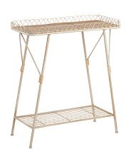 Rattan And Metal Table | TJ Maxx