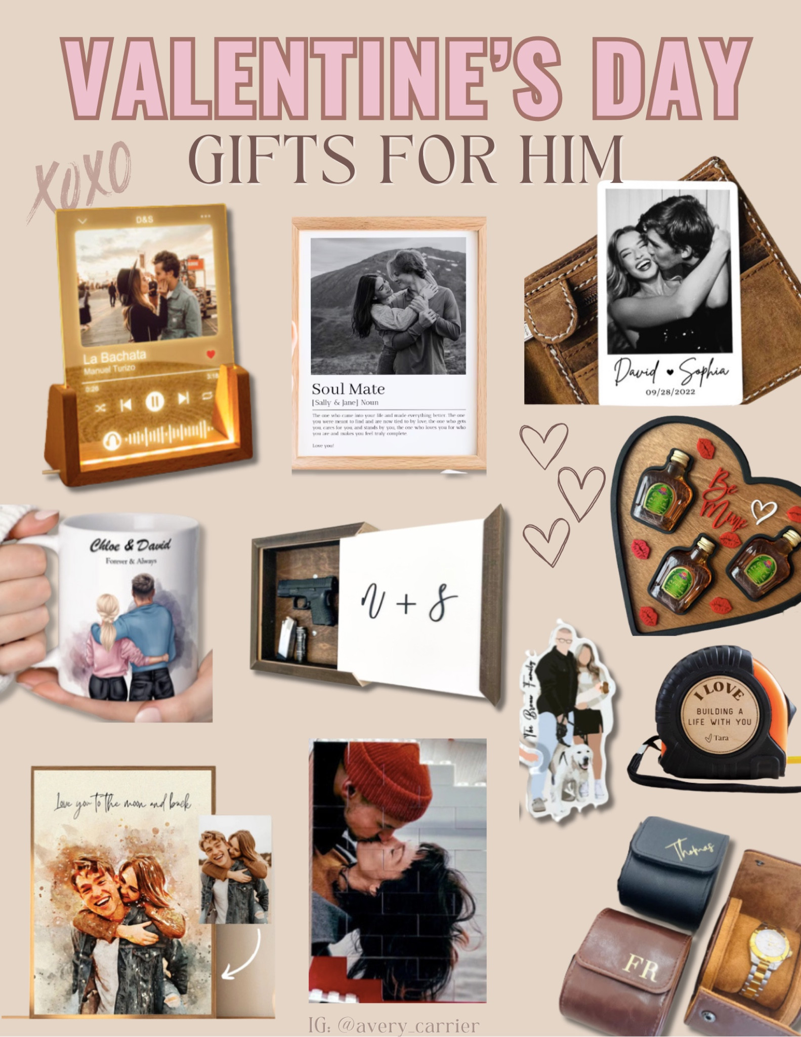 Valentine’s Day gifts for him, gifts for boyfriend, gifts for the man in your life, anniversary gifts, love day gift guide 

#LTKGiftGuide #LTKWedding #LTKMens