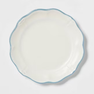 9" 4pk Melamine Salad Plates White - Threshold™ designed with Studio McGee | Target