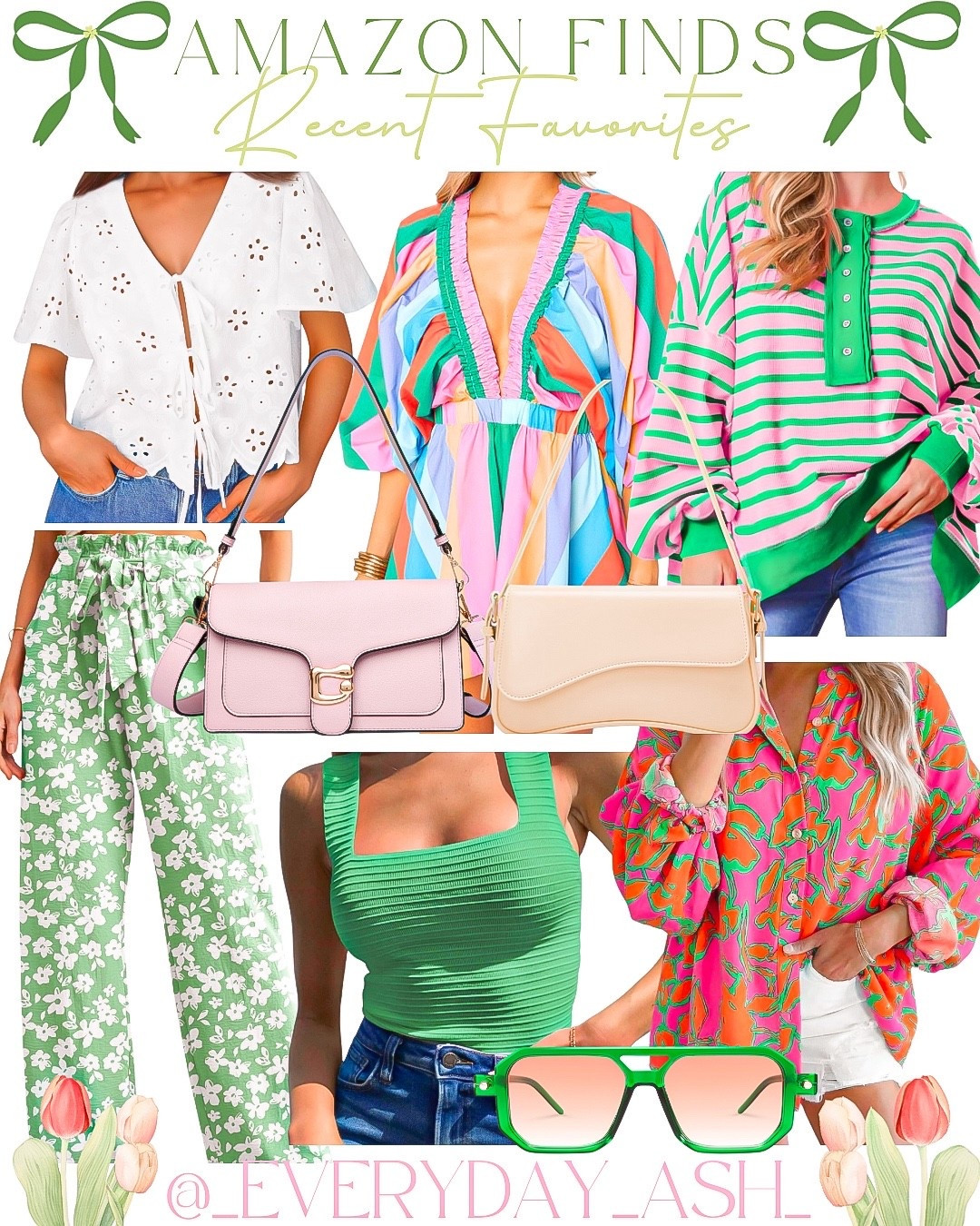 Amazon spring finds 💚

Spring fashion, green outfit, green pants, spring sweater, romper, spring purse 

#LTKSpringSale #LTKootd #LTKgrwm