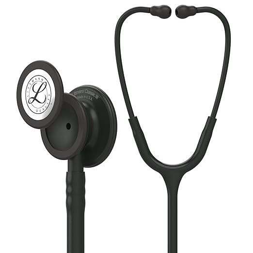 3M Littmann Classic III Monitoring Stethoscope, 5803, More Than 2X as Loud* and Weighs Less**, St... | Amazon (US)
