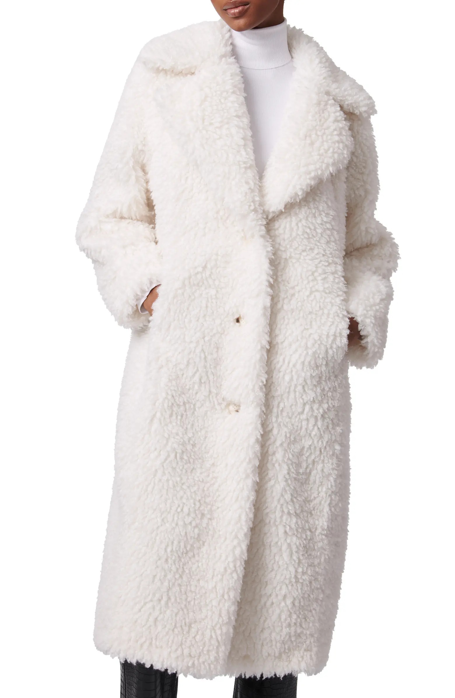 Bernardo High Pile Fleece Coat | Nordstrom | Nordstrom