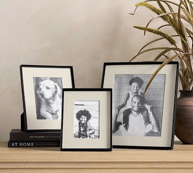 Stowe Modern Metal Frame - Linen Mat | Pottery Barn (US)