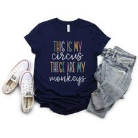 This Is My Circus These Are Monkeys, Funny Mom Shirt, Mother's Day Shirt 2022, Sassy Tired Cute Gifts For Mama | Etsy (US)